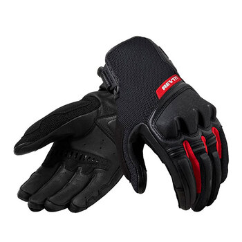 Guantes Revit Duty Negro Rojo