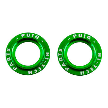 Juego de Aros Anodizado Puig 20271V  Verde Para Pu