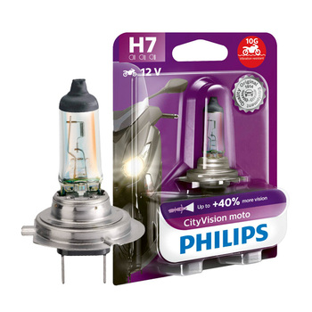 Lámpara Phillips H7 City Vision Moto 12V - 12972CT