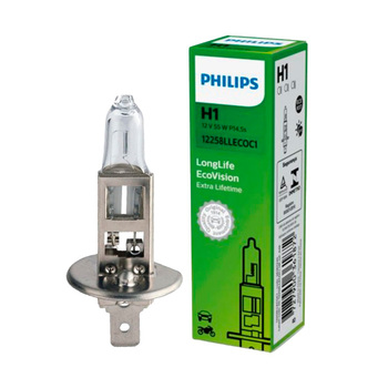 Lampara Philips Halógena H1 Longer Life 12V 55W -