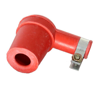 Pipa de Bujia en Silicona 90 Rojo
