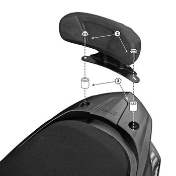 Respaldo Givi Kymco Downtown 125i 09>11