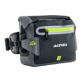 Rinonera Acerbis No Water Waistpack 3L Negro Gris