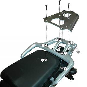 Soporte baul Givi para Triumph Tiger Explorer 1200