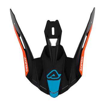 Visera Acerbis Steel Carbon 2206 Naranja Negro