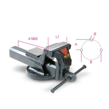 Prensas de tornillo paralelas Beta 1599F/125
