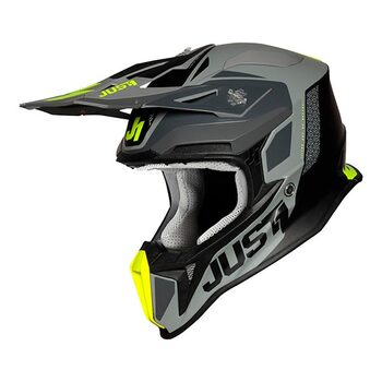 Casco Just1 J18 Pulsar Amarillo Negro