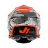 Casco Just1 J39 Kinetic Naranja Gris