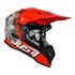 Casco Just1 J39 Kinetic Naranja Gris