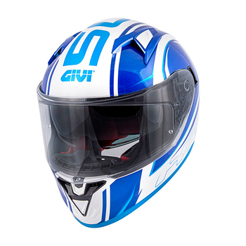 Casco Givi 50.6 Stoccarda Blades Blanco Azul