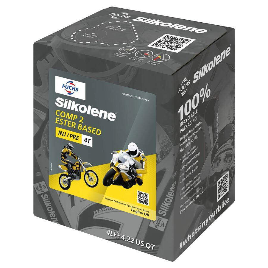 Aceite Silkolene Comp 2 2T Sintético 4L Cube - 602013422 CONTINUA