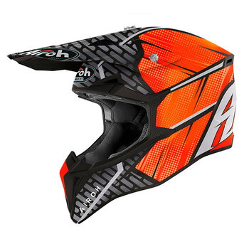 Casco Airoh Wraap Idol Naranja Mate