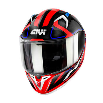 Casco Givi 50.8 Racer Blanco Rojo Negro