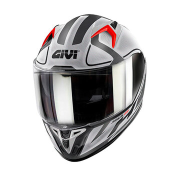 Casco Givi 50.8 Racer Negro Titanio Plata