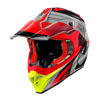 Casco Givi 60.1 Fresh Rojo Negro Titanio
