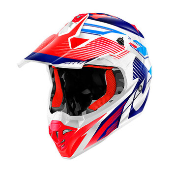 Casco Givi 60.1 Fresh Rojo Azul Blanco