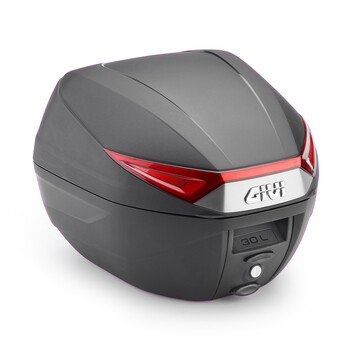 Baúl Givi Monolock C30N Catadióptrico Rojo 30L
