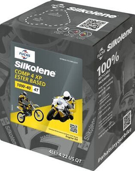 2022 Aceite Silkolene Comp 4 10W40 XP Cube 4L - 60