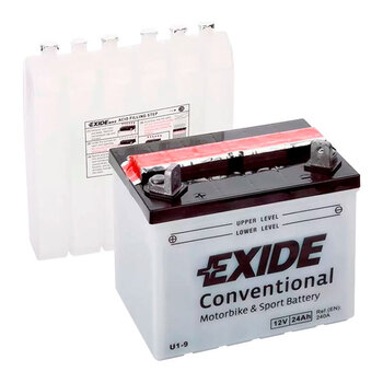 Bateria de moto EXIDE. modelo U1-9 equivalencia Yu