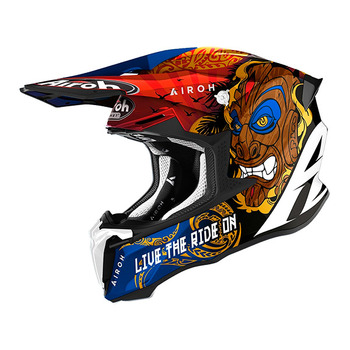 Casco Airoh TW2T17 Twist 2.0 Tiki Brillo