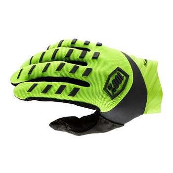 Guantes 100% Airmatic Amarillo Fluo Negro