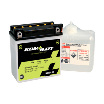Bateria de Moto Kombatt YB5L-B /  KB5L-B - 2466010