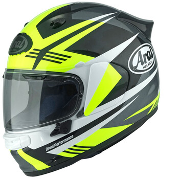 Casco ARAI QUANTIC Mark Amarillo Negro Blanco
