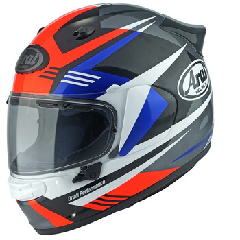 Casco ARAI QUANTIC Mark Rojo Azul Negro