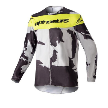 Camiseta Off-Road Niño Youth Racer Tactical Gris c