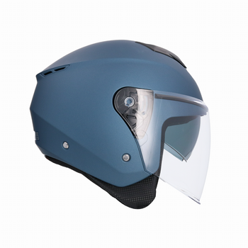 Casco Shiro OF852 Ibiza Azul Mate