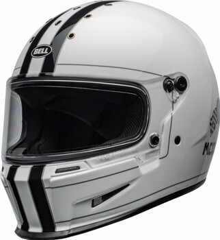 Casco BELL Eliminator Steve McQueen Blanco Negro