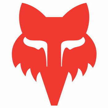 Pegatina FOX Head Rojo 17.8cm