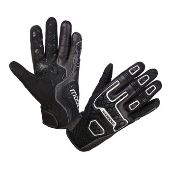 Guantes Modeka Dracon Air Negro Blanco