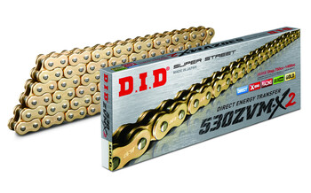 Cadena DID 530 ZVM-X2 Gold and Gold