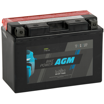 Bateria AGM IntAct YT9B-BS con pack de Acido