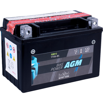 Bateria AGM IntAct YTX9-BS con pack de Acido