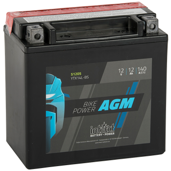 Bateria AGM IntAct YTX14L-BS con pack de Acido CTX