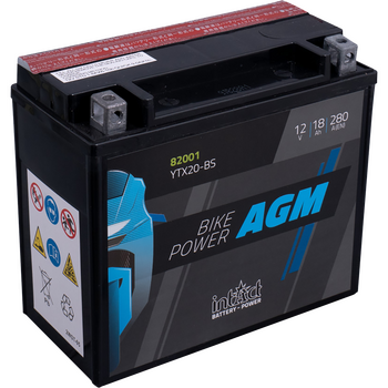 Bateria AGM IntAct YTX20-BS con pack de Acido