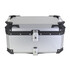 Baul Trasero Moto Aluminio gris Universal 60 Litro