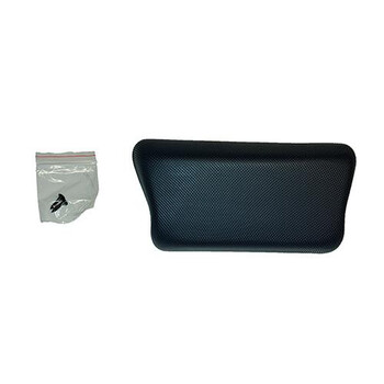 Respaldo Baul Plastico Estilo Aluminio - Negro