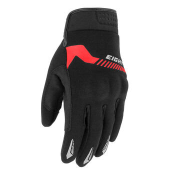 Guantes First Negro Rojo