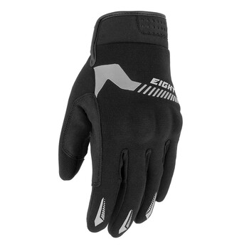 Guantes First Negro Gris
