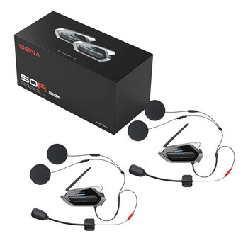 SENA 50R Dual Pack Low Profile Motorcycle Bluetoot
