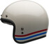 Casco BELL Custom 500 Stripes Blanco Rojo Azul