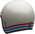 Casco BELL Custom 500 Stripes Blanco Rojo Azul