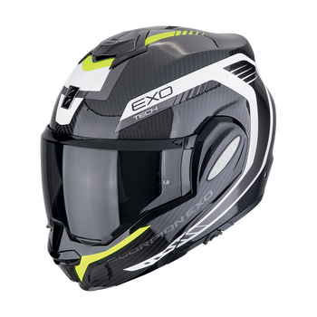 Casco Scorpion EXO-TECH EVO CARBON Cosy Negro Amar