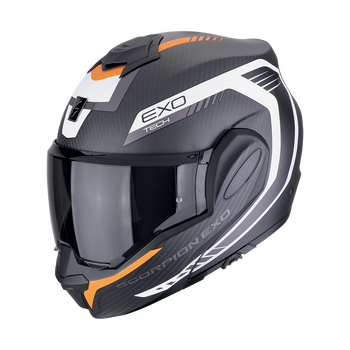 Casco Scorpion EXO-TECH EVO CARBON Cosy Negro Nara