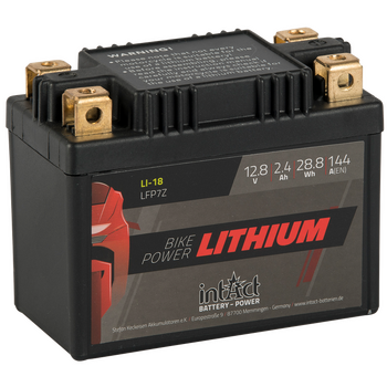 Bateria IntAct Bike-Power LITHIUM LFP7Z 28.8Wh