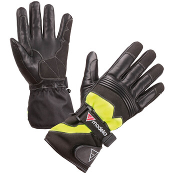 Guantes Modeka Freeze Evo Negro Amarillo