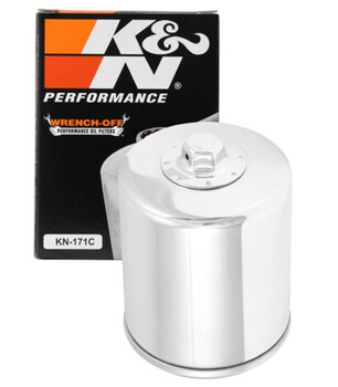 Filtro Aceite K&N Cromado Harley Davidson - KN171C